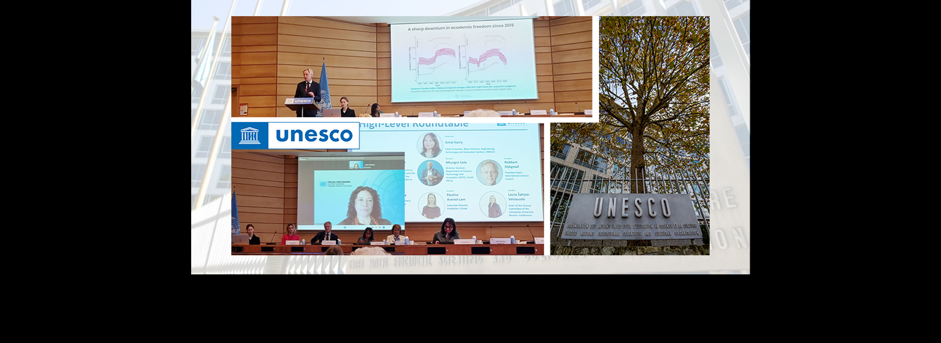 Başkan Şeker, UNESCO’nun Bilim Özgürlük ve Güvenlik Toplantısına Katıldı